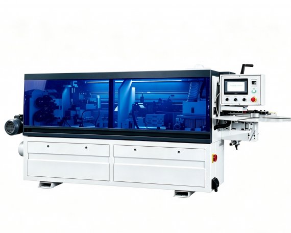 Automatic 6 Functions PVC Edge Banding Machine with Pre-Milling for MDF Cabinet Furniture
